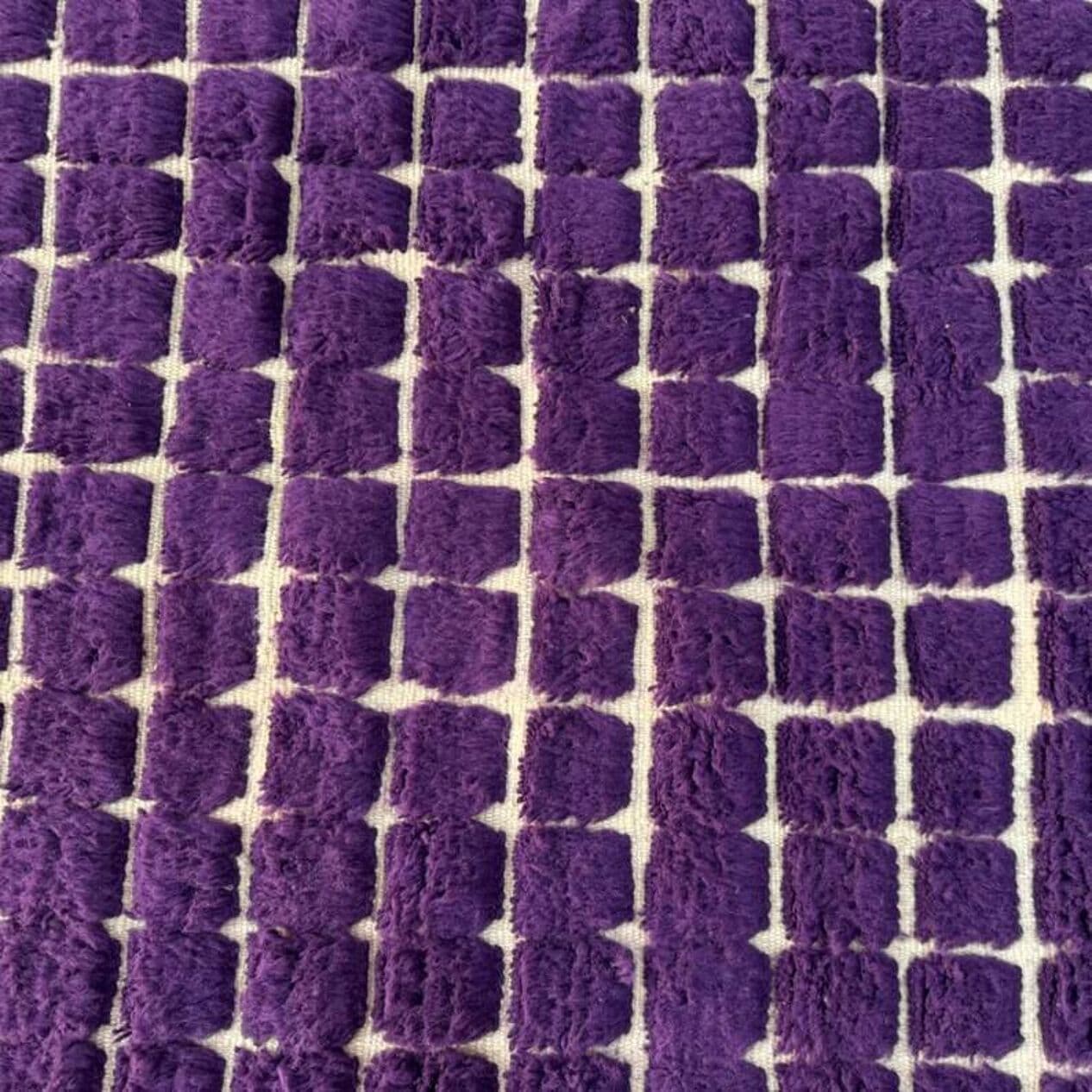 Ręcznie tkany dywan 200x300 cm, wełna, fioletowy, Maroko - 202325