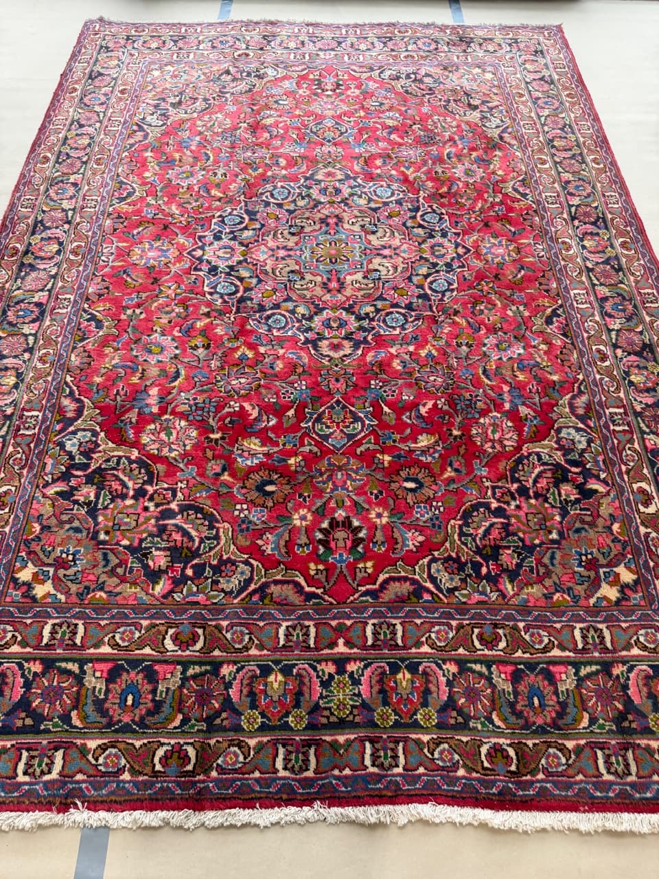 Rug Keshan, multicolor, wool, Iran - 201922