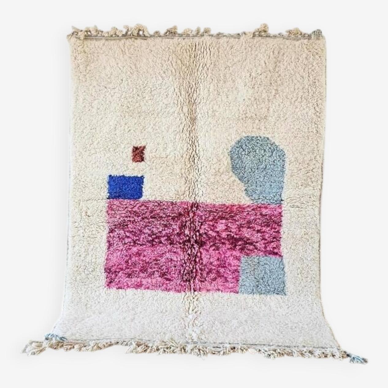 Ręcznie tkany dywan 200x300 cm, wełna, wielokolorowy, Maroko - 202089