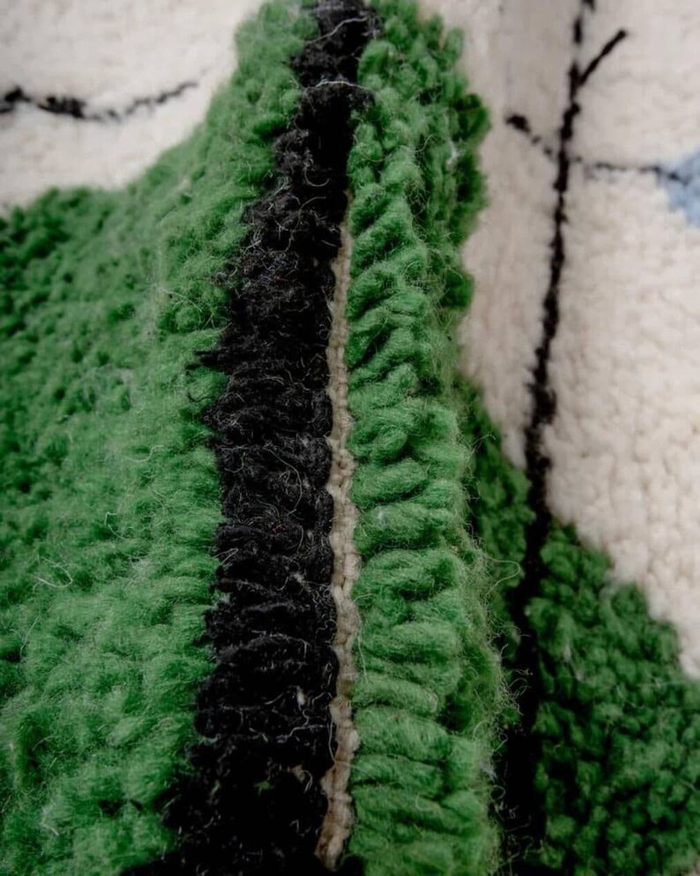 Ręcznie tkany dywan 250x150 cm, wełna, multikolor, Maroko - 203113