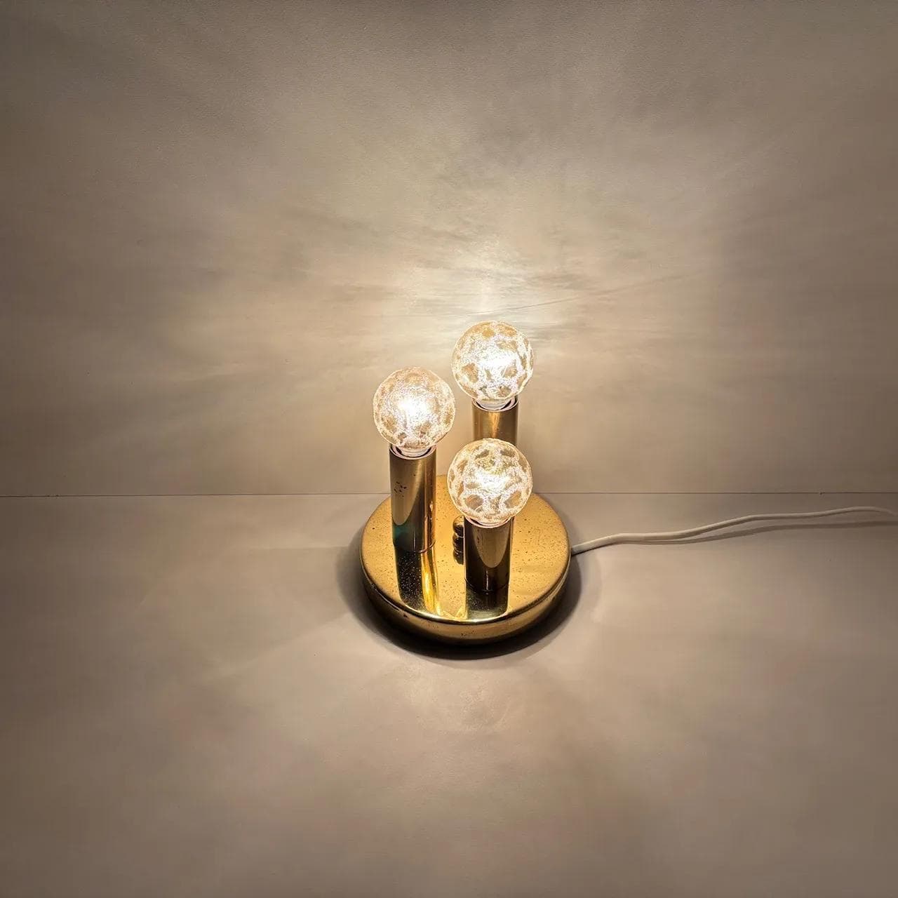 Kinkiet, złoty, mosiądz, Niemcy, lata 70. - 14206