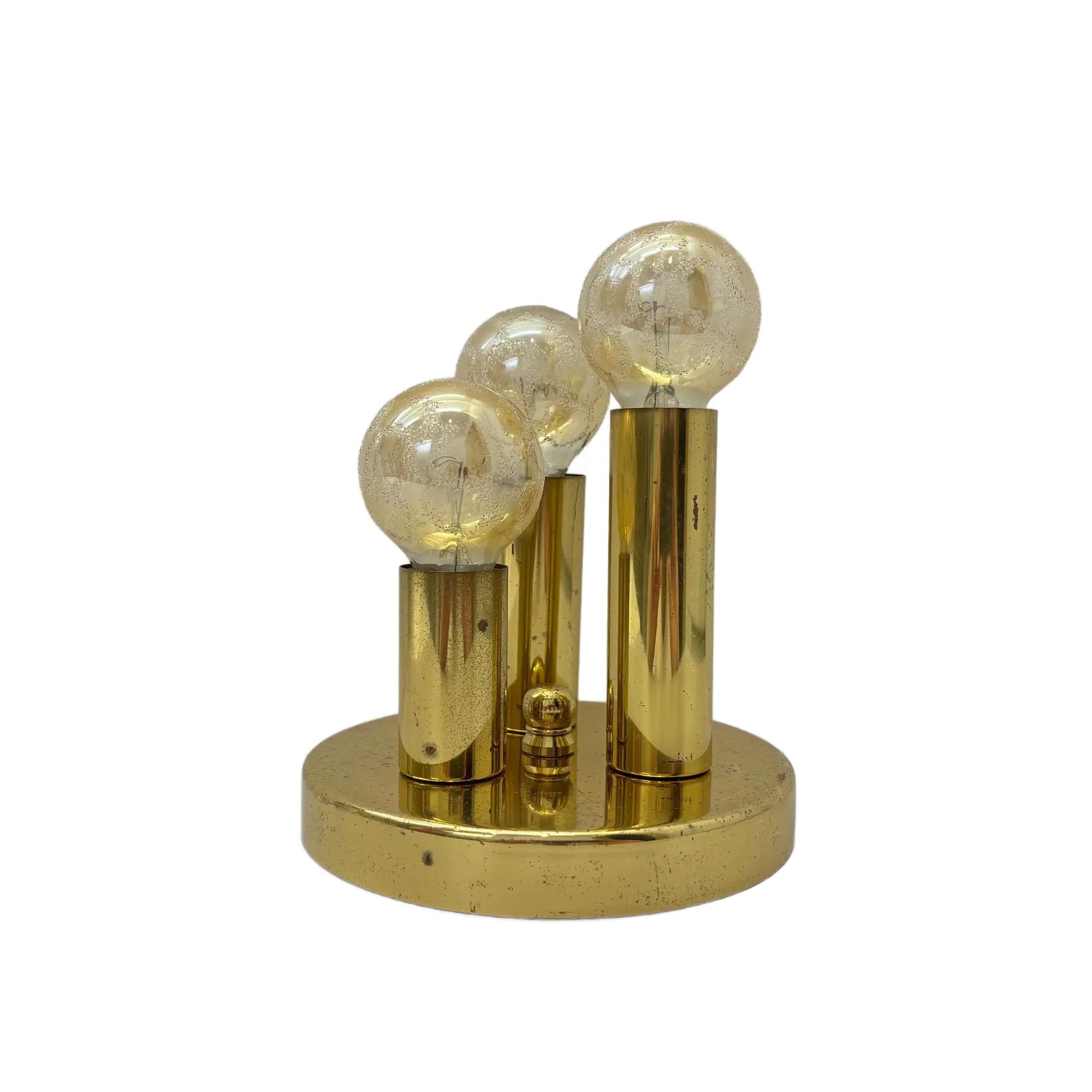 Kinkiet, złoty, mosiądz, Niemcy, lata 70.