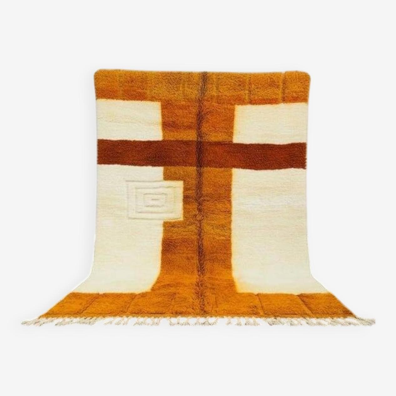 Ręcznie tkany dywan 150x250 cm, wełna, wielokolorowy, Maroko - 205499