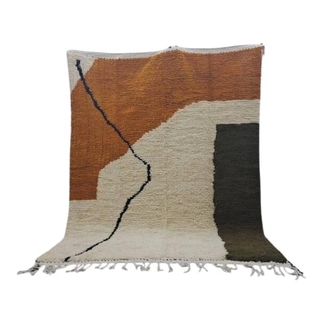 Ręcznie tkany dywan 150x250 cm, wełna, multikolor, Maroko - WYMIARY