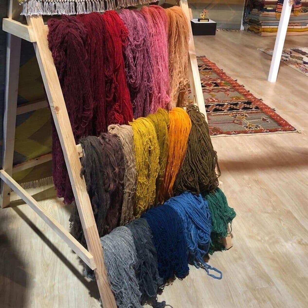 Ręcznie tkany dywan 150x250 cm, wełna, multikolor, Maroko - 205335