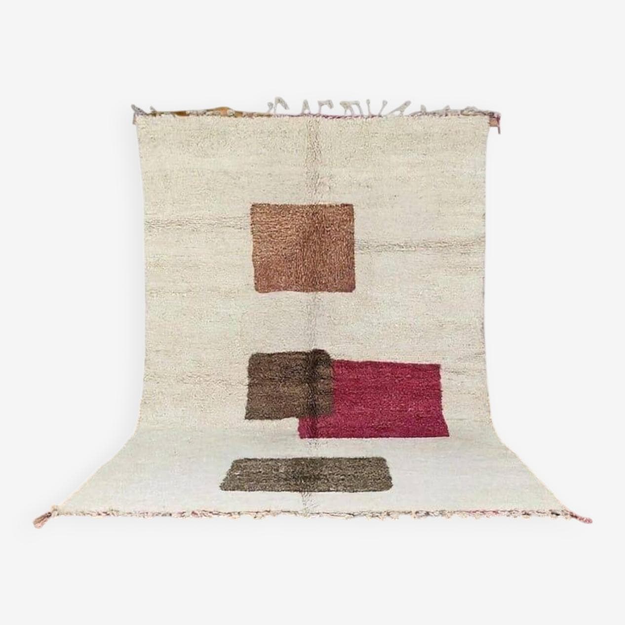 Ręcznie tkany dywan 150x250 cm, wełna, multikolor, Maroko - 205312