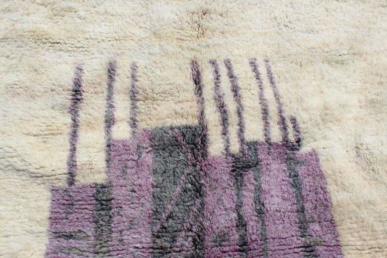 Ręcznie tkany dywan 140x260 cm, wełna, multikolor, Maroko - 205267