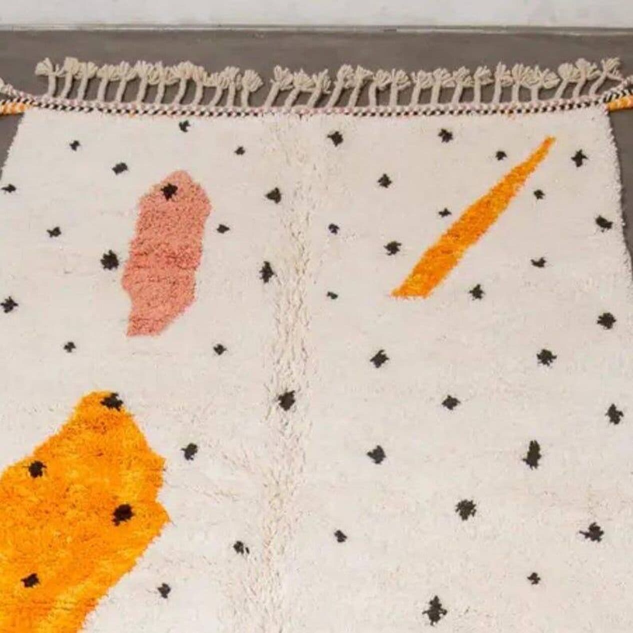 Ręcznie tkany dywan 150x250 cm, wełna, multikolor, Maroko - 205239