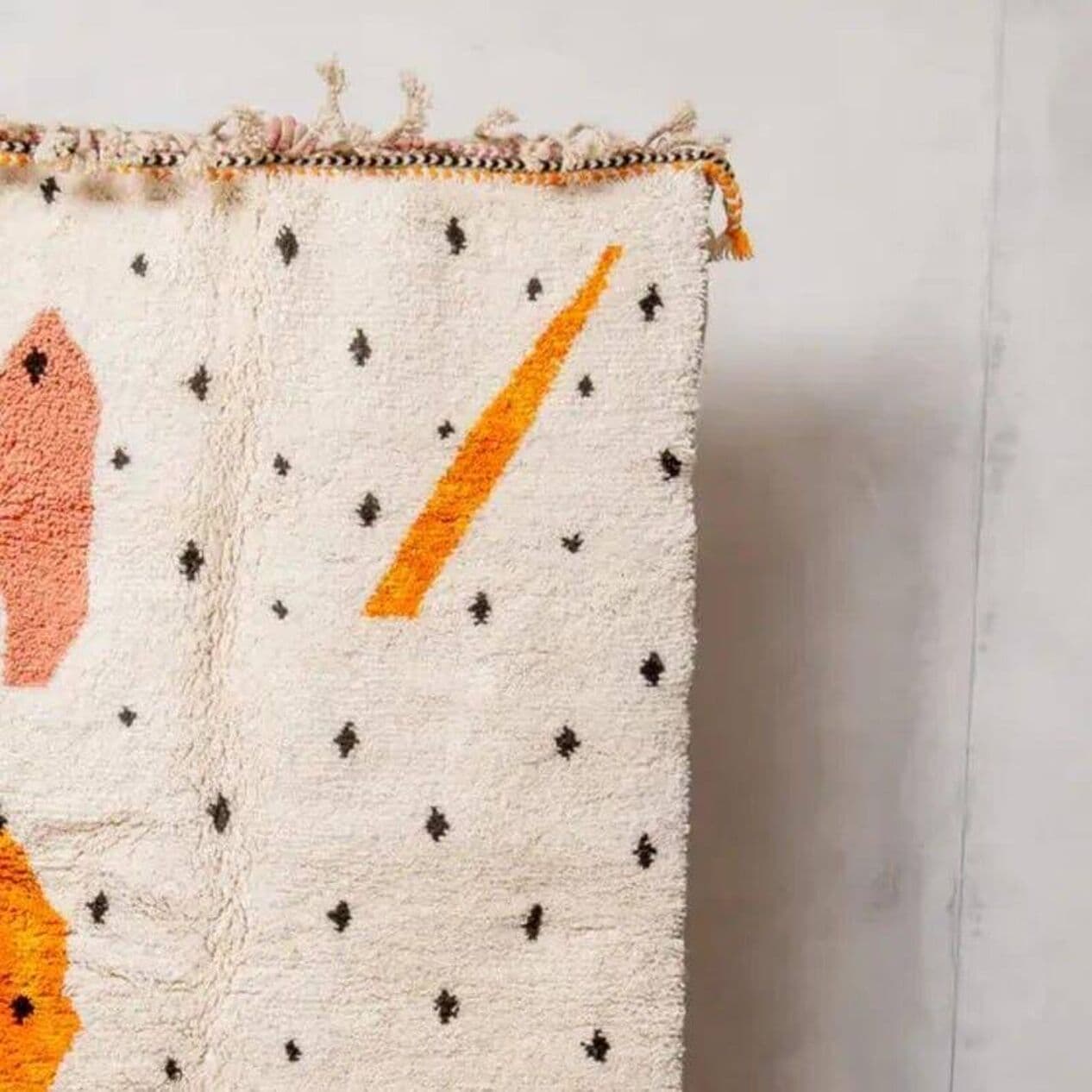 Ręcznie tkany dywan 150x250 cm, wełna, multikolor, Maroko - 205243