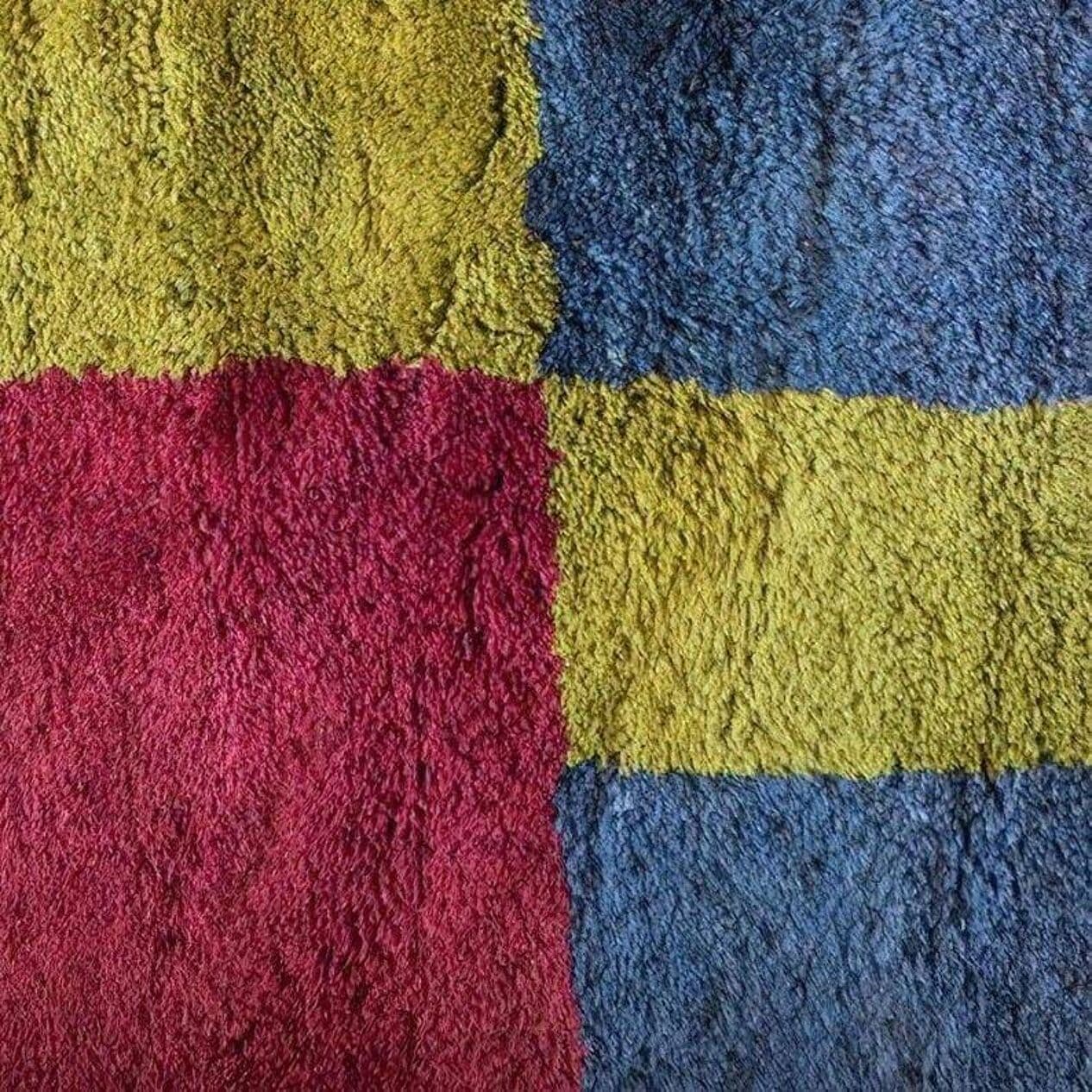 Ręcznie tkany dywan 150x250 cm, wełna, multikolor, Maroko - 205202