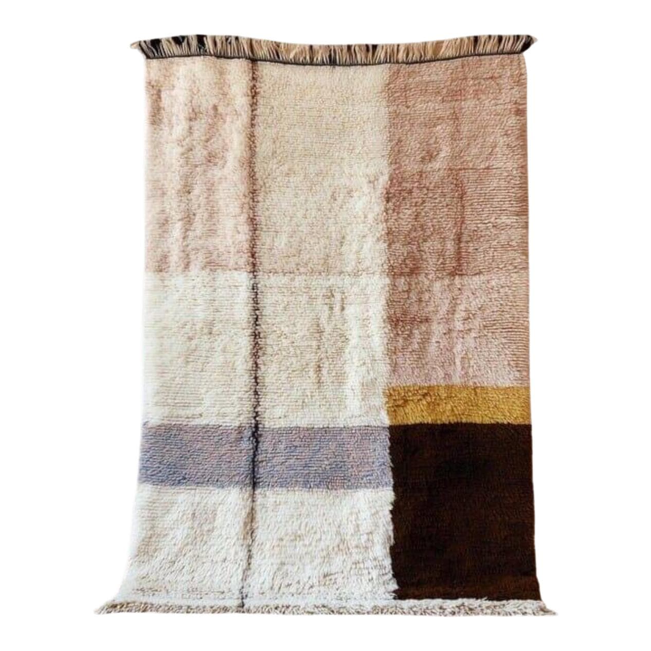 Ręcznie tkany dywan 150x250 cm, wełna, wielokolorowy, Maroko