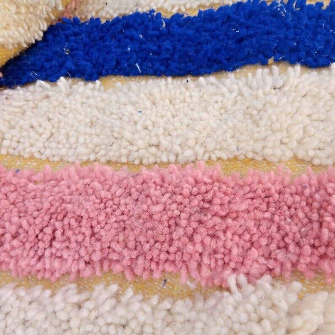 Ręcznie tkany dywan 150x250 cm, wełna, multikolor, Maroko - 205099