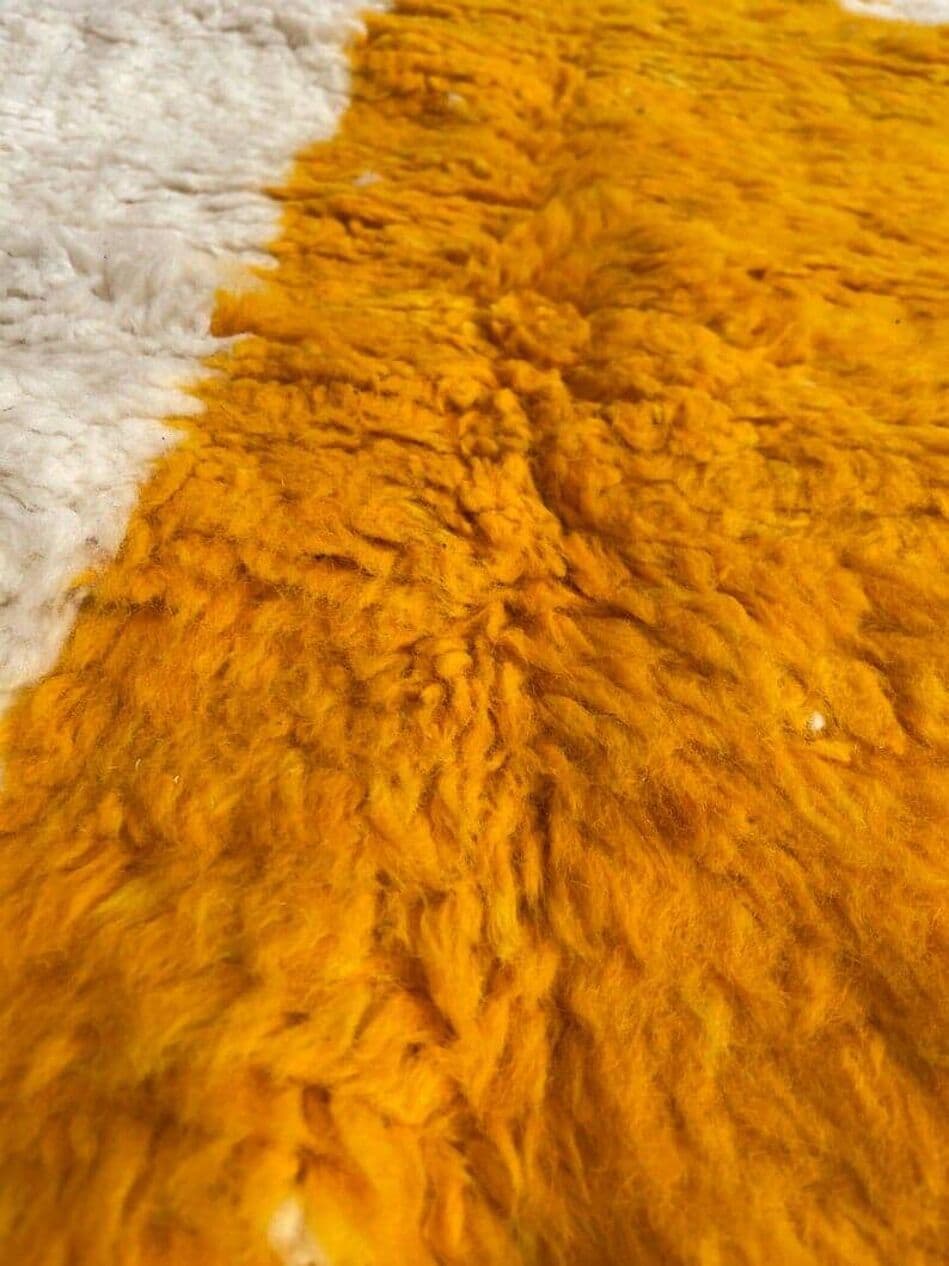 Ręcznie tkany dywan 200x300 cm, wełna, pomarańczowy, Maroko - 205014