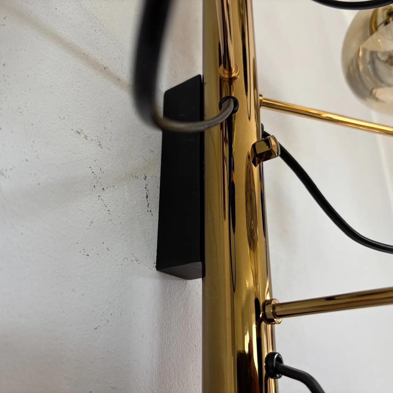 Para kinkietów, mosiądz złoty, Niemcy, lata 70. - 14699