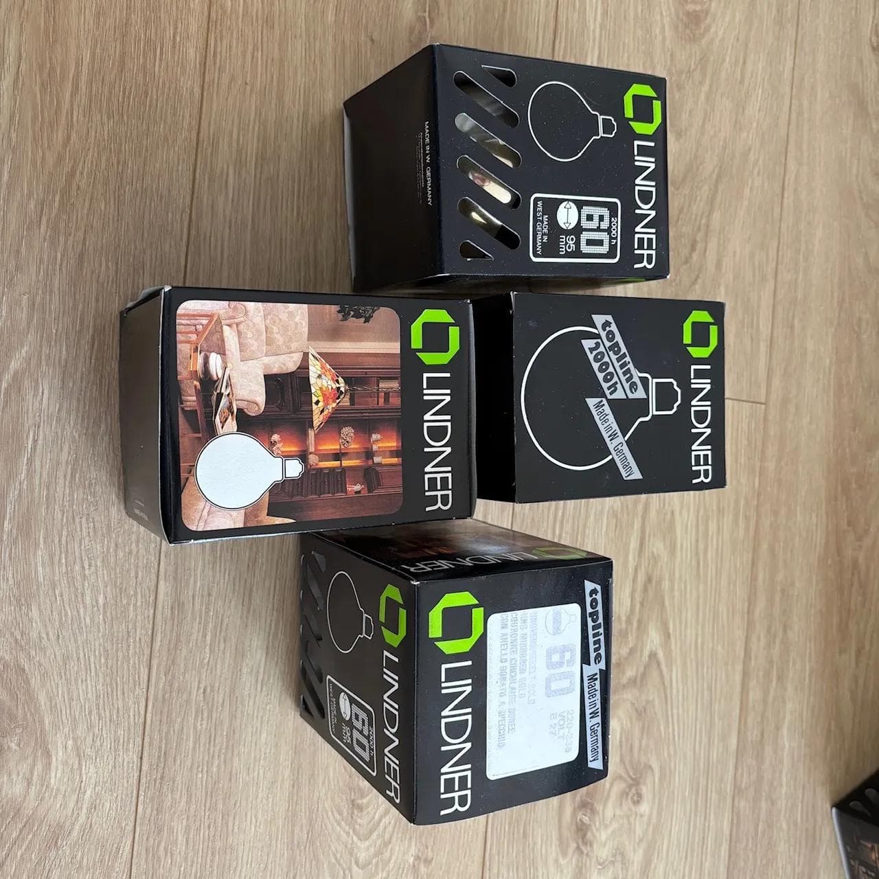 Para kinkietów, mosiądz złoty, Niemcy, lata 70. - 14696