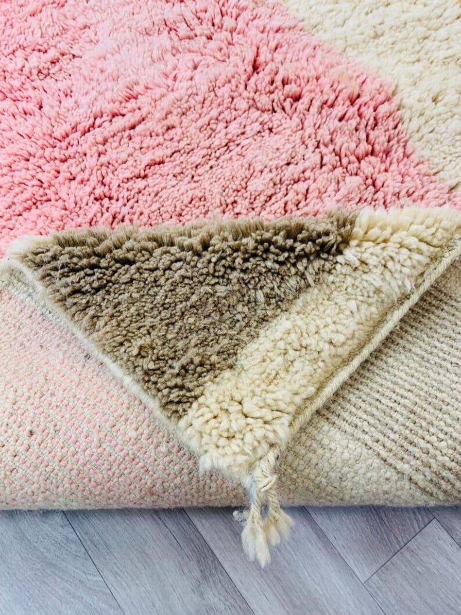 Ręcznie tkany dywan 150x250 cm, wełna, multikolor, Maroko - 204954