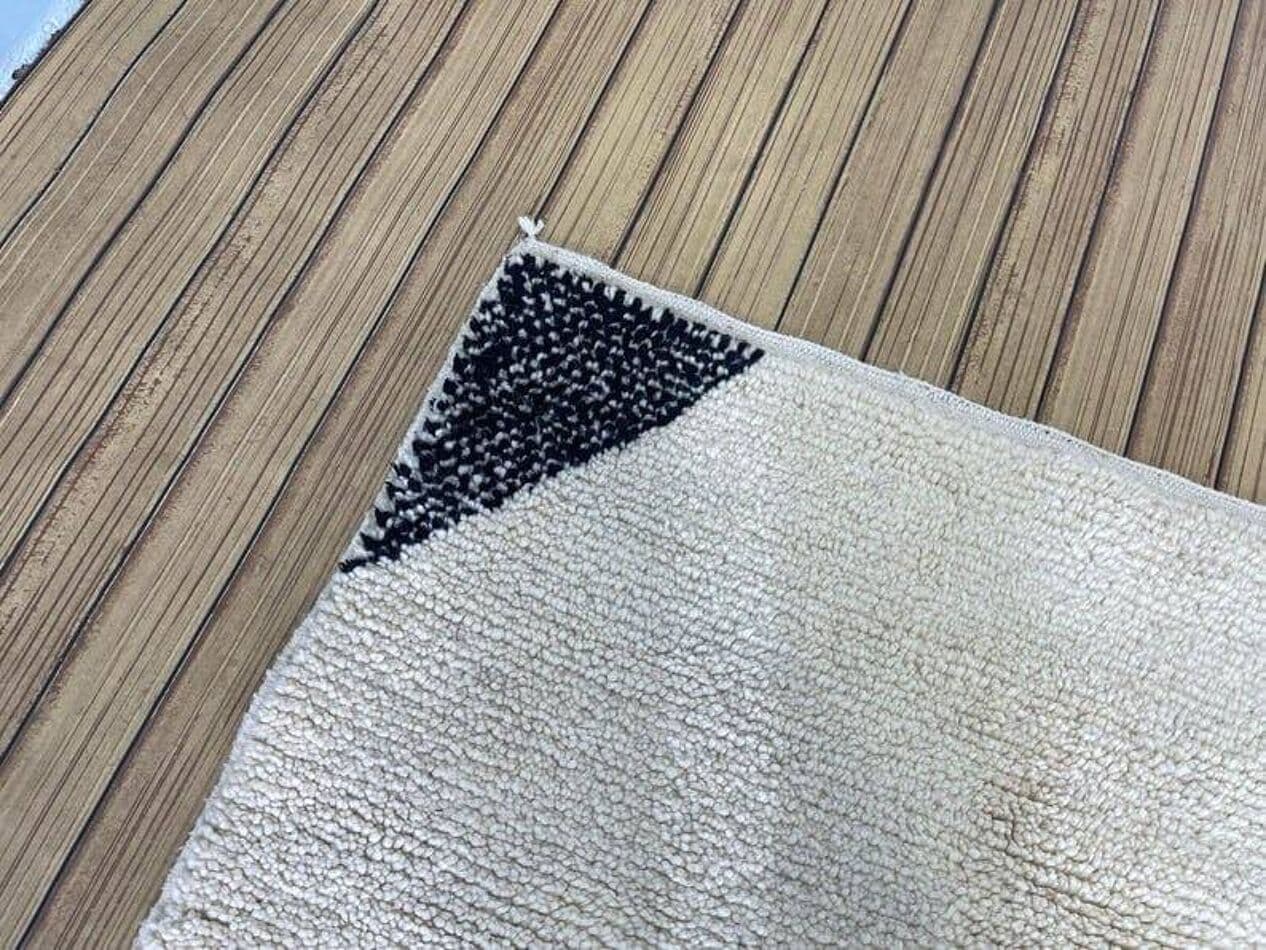 Ręcznie tkany dywan 100x200 cm, wełna, multikolor, Maroko - 204845