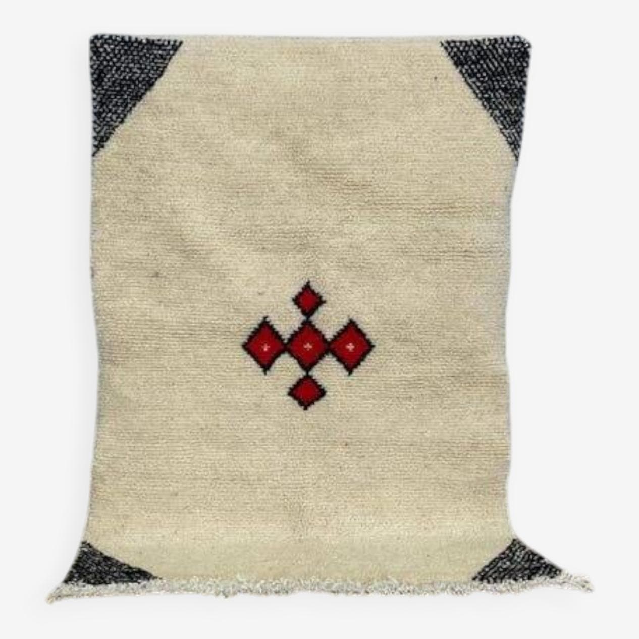 Ręcznie tkany dywan 100x200 cm, wełna, multikolor, Maroko - 204840