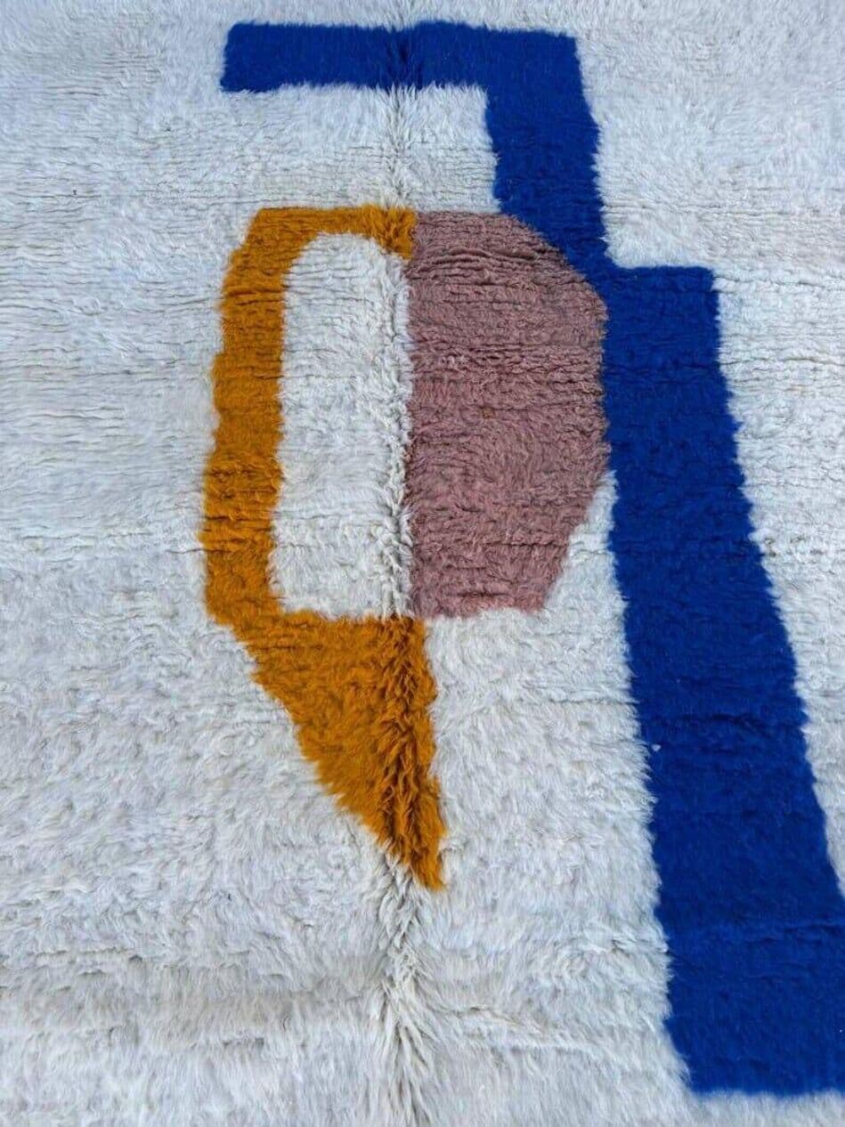 Handwoven rug 150x250 cm, wool, multicolour, Morocco - 204835