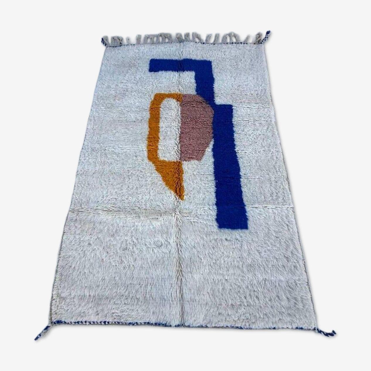 Handwoven rug 150x250 cm, wool, multicolour, Morocco - 204833