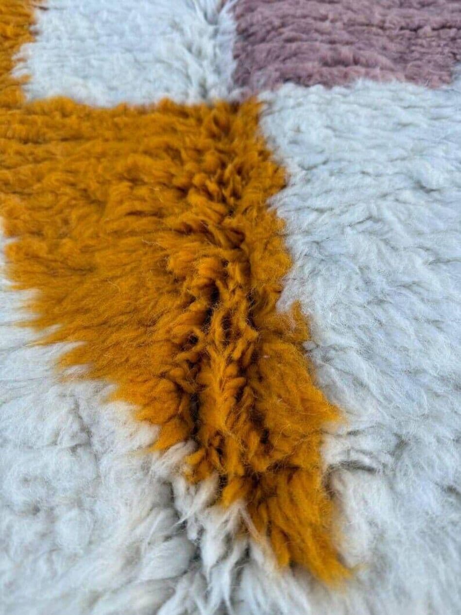 Handwoven rug 150x250 cm, wool, multicolour, Morocco - 204837