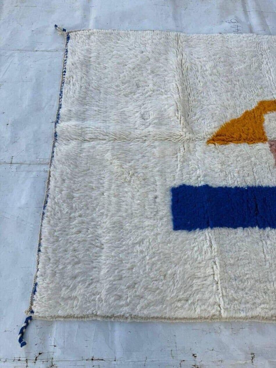 Handwoven rug 150x250 cm, wool, multicolour, Morocco - 204839