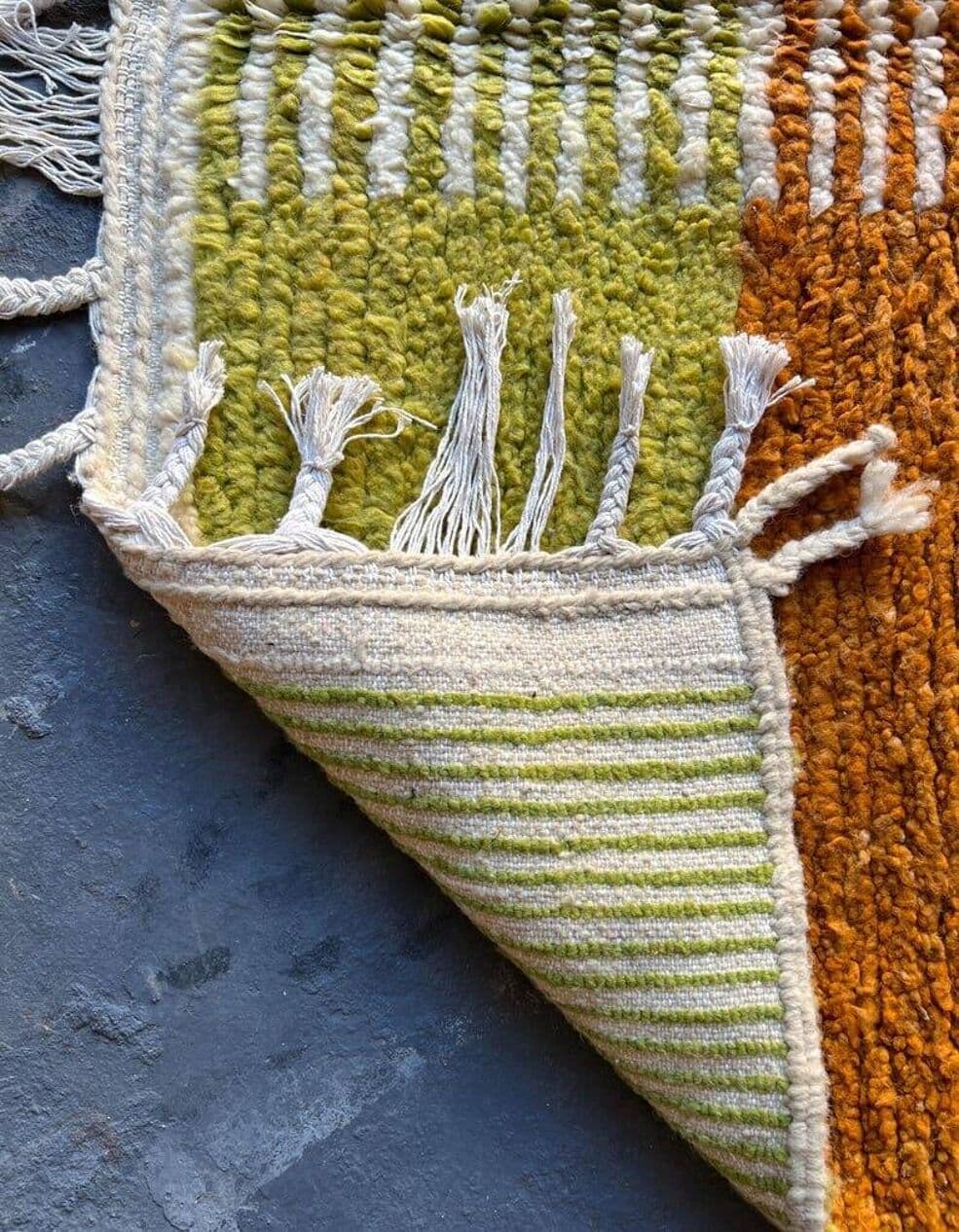 Ręcznie tkany dywan 150x250 cm, wełna, multikolor, Maroko - 204747