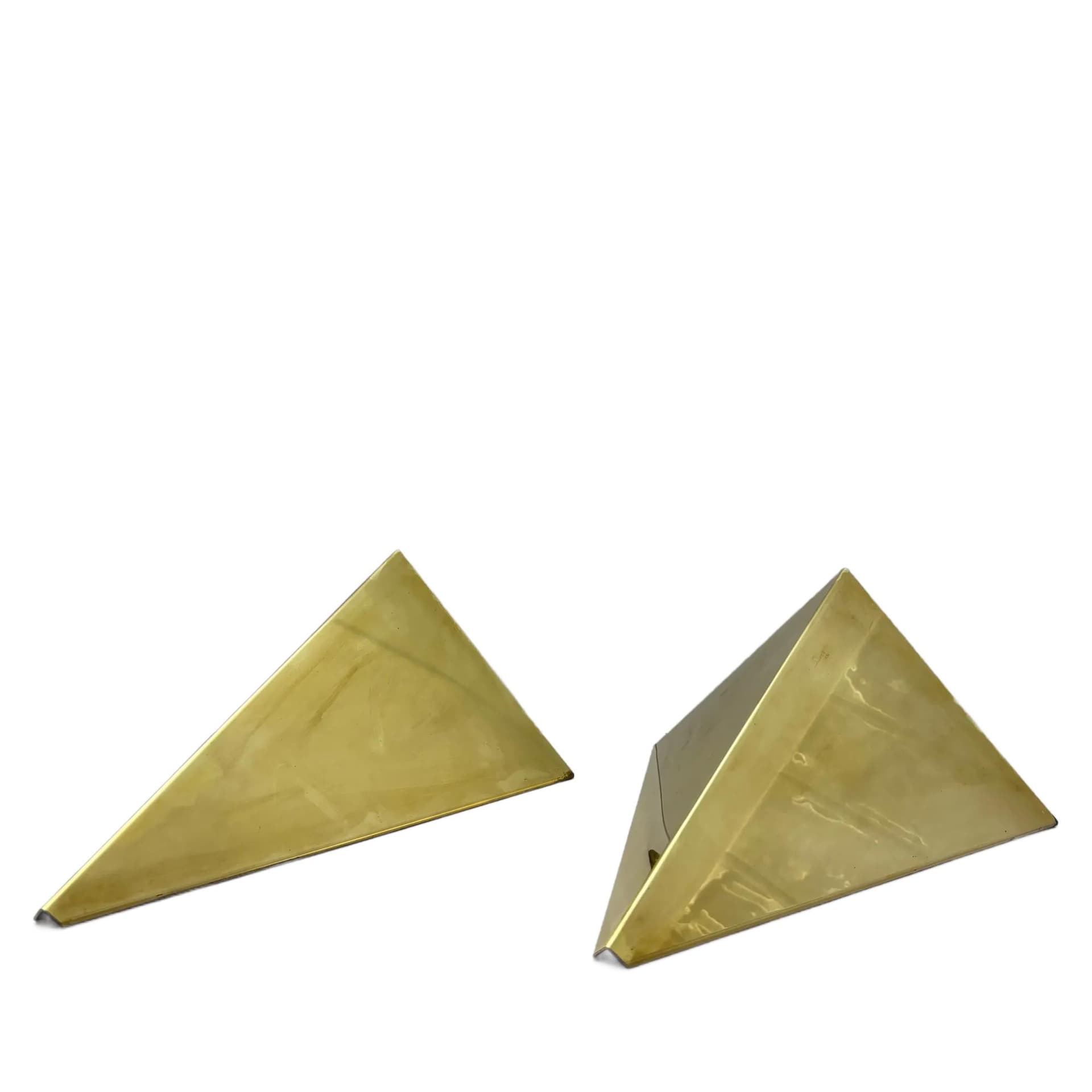 Para kinkietów, mosiądz złoty, Bankamp Leuchten, Niemcy, lata 70.