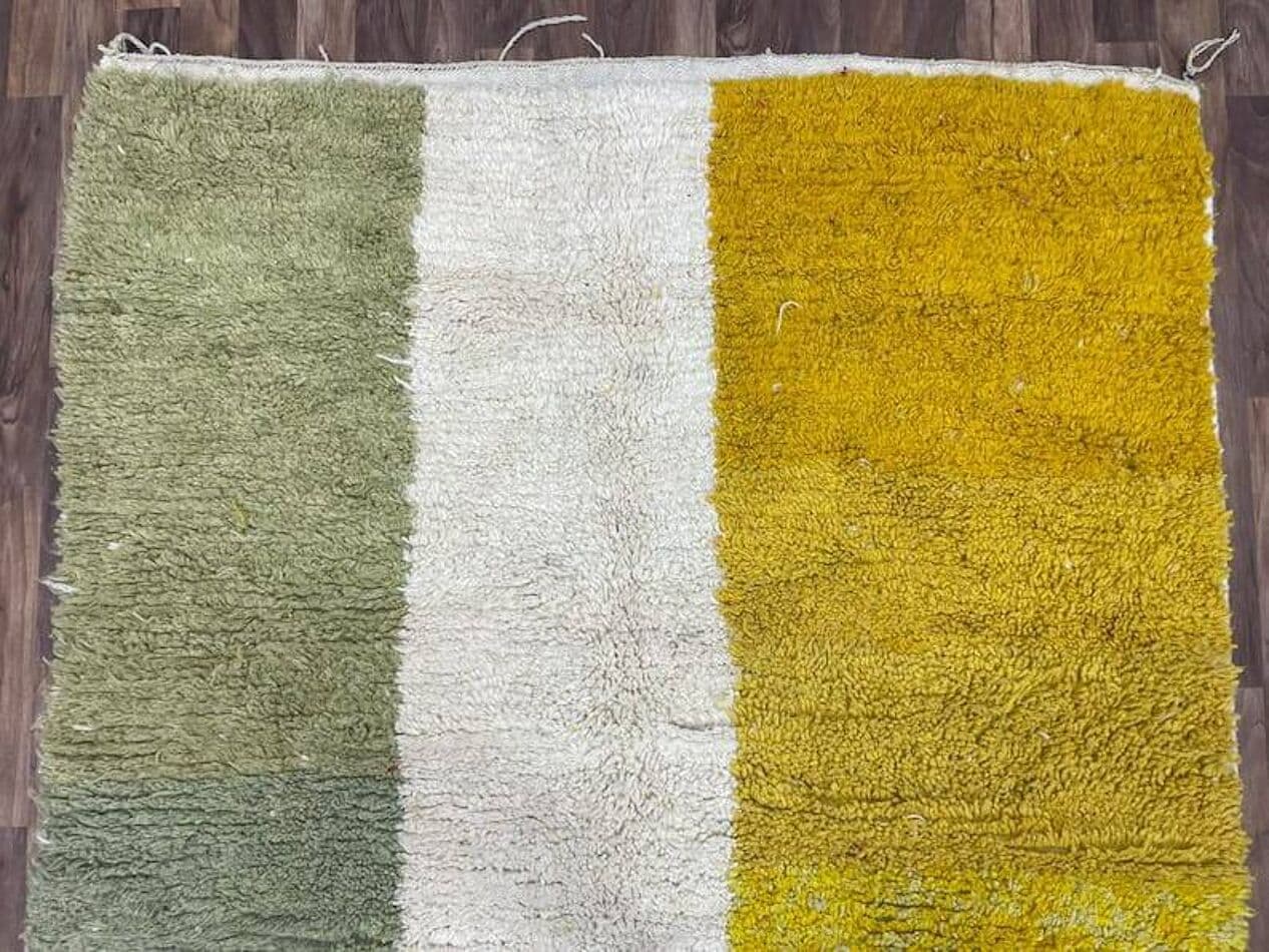 Ręcznie tkany dywan 200x300 cm, wełna, multikolor, Maroko - 204647