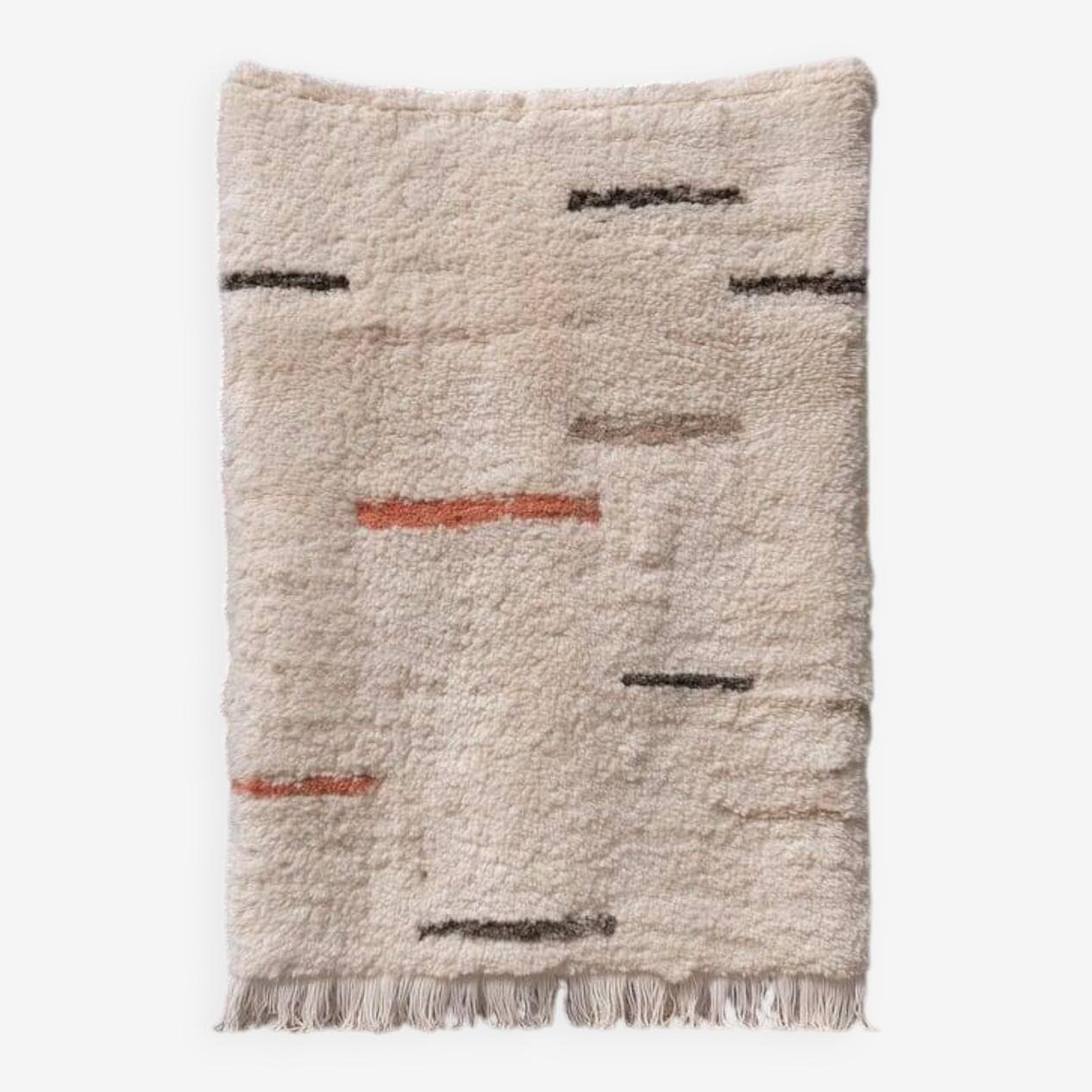 Ręcznie tkany dywan 160x250 cm, wełna, multikolor, Maroko - 204628