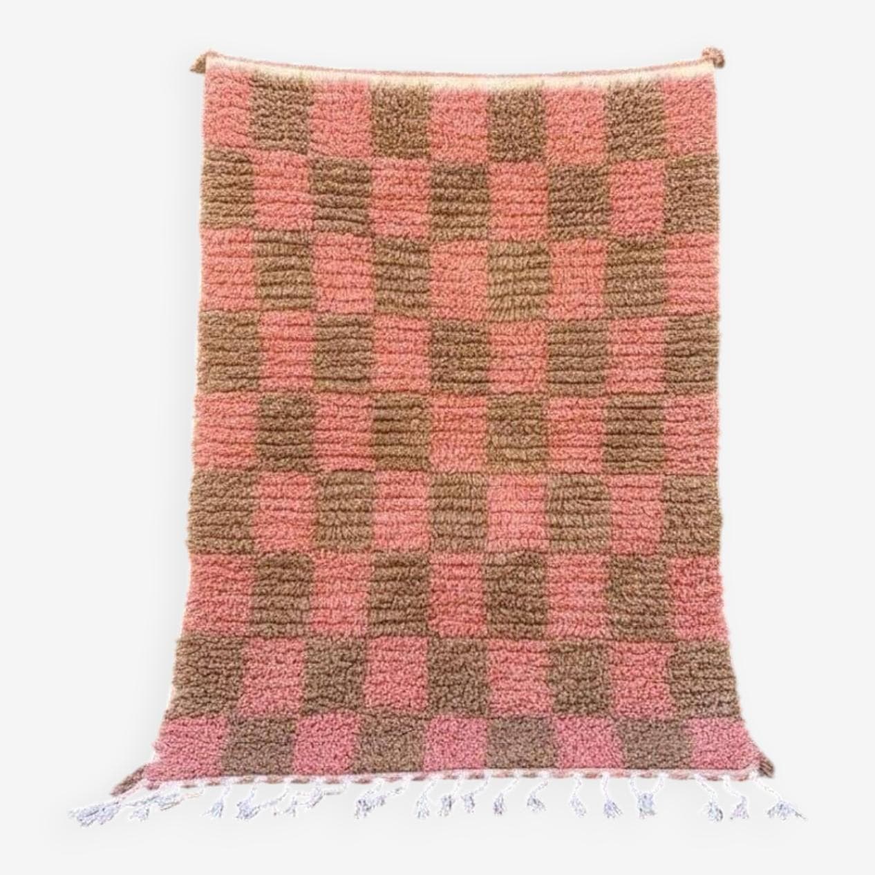 Ręcznie tkany dywan 200x300 cm, wełna, multikolor, Maroko - 204595