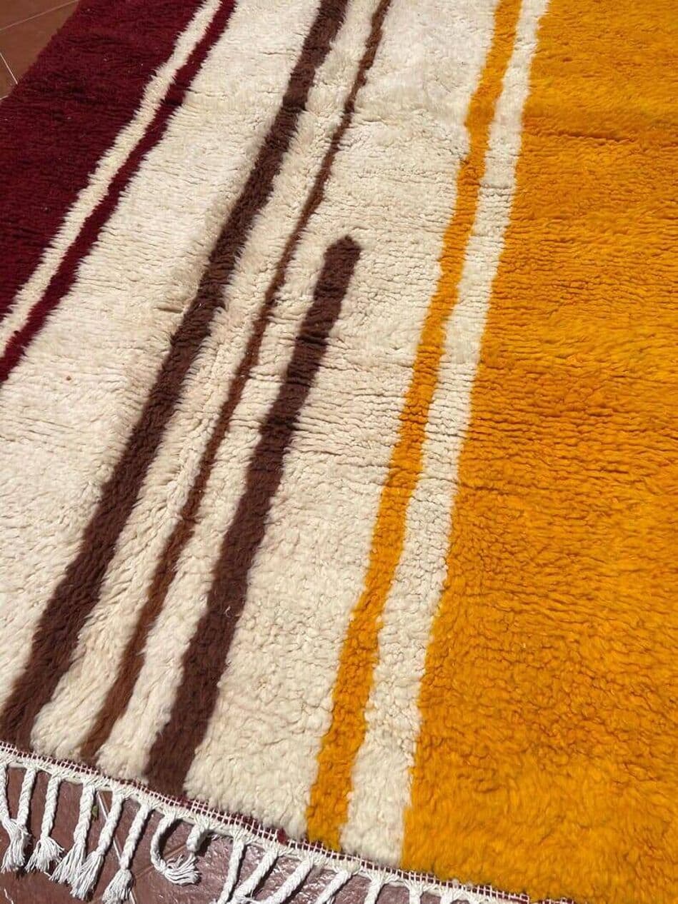 Ręcznie tkany dywan 150x250 cm, wełna, multikolor, Maroko - 204559