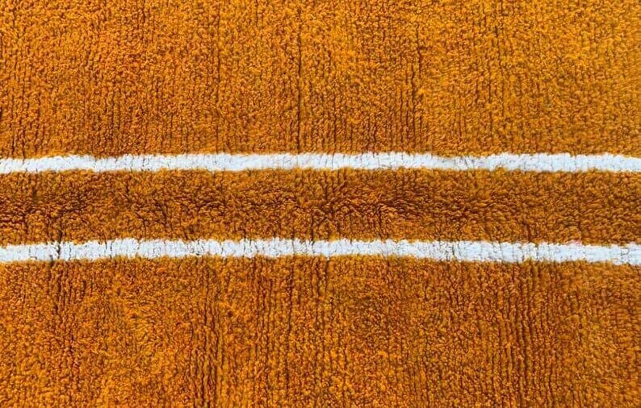 Ręcznie tkany dywan 100x200 cm, wełna, pomarańczowy, Maroko - 204525