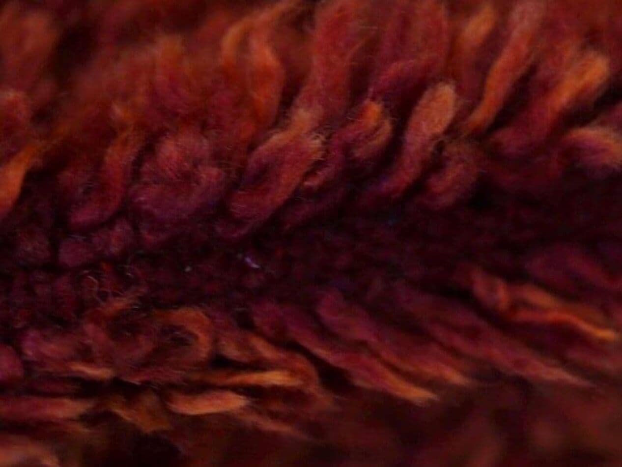 Ręcznie tkany dywan 100x200 cm, wełna, bordowy, Maroko - 204517