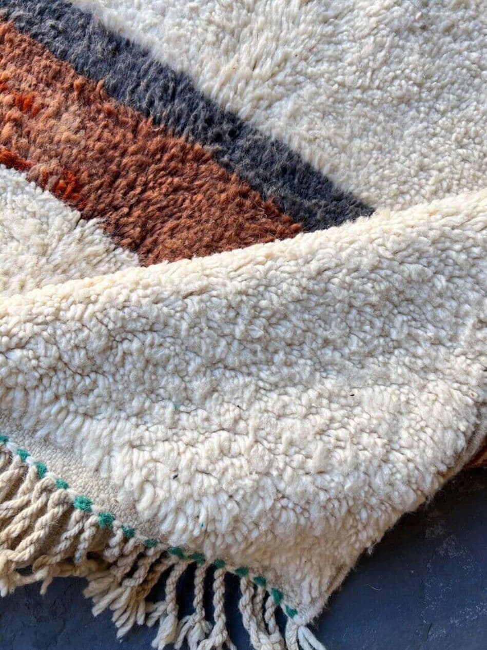 Ręcznie tkany dywan 200x300 cm, wełna, multikolor, Maroko - 204498