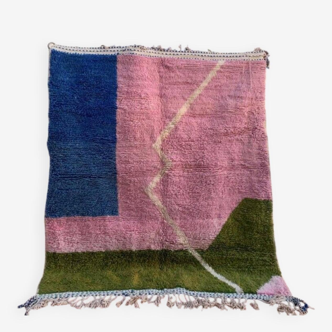 Ręcznie tkany dywan 150x250 cm, wełna, multikolor, Maroko - 204482