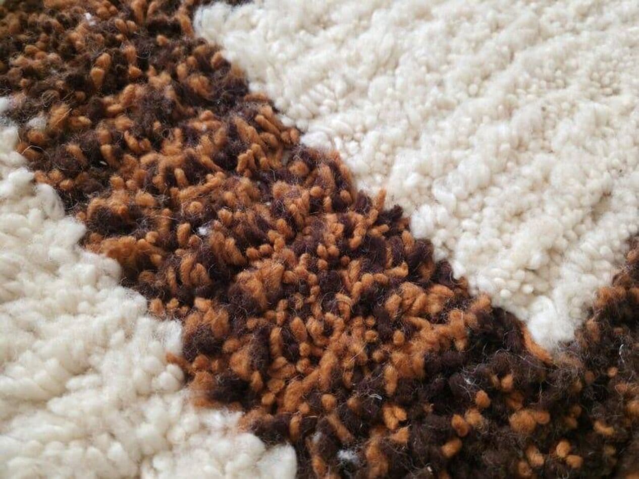 Ręcznie tkany dywan 150x250 cm, wełna, multikolor, Maroko - 204477