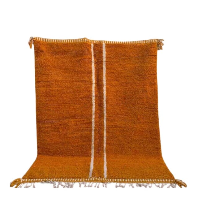 Ręcznie tkany dywan 150x250 cm, wełna, pomarańczowy, Maroko - WYMIARY