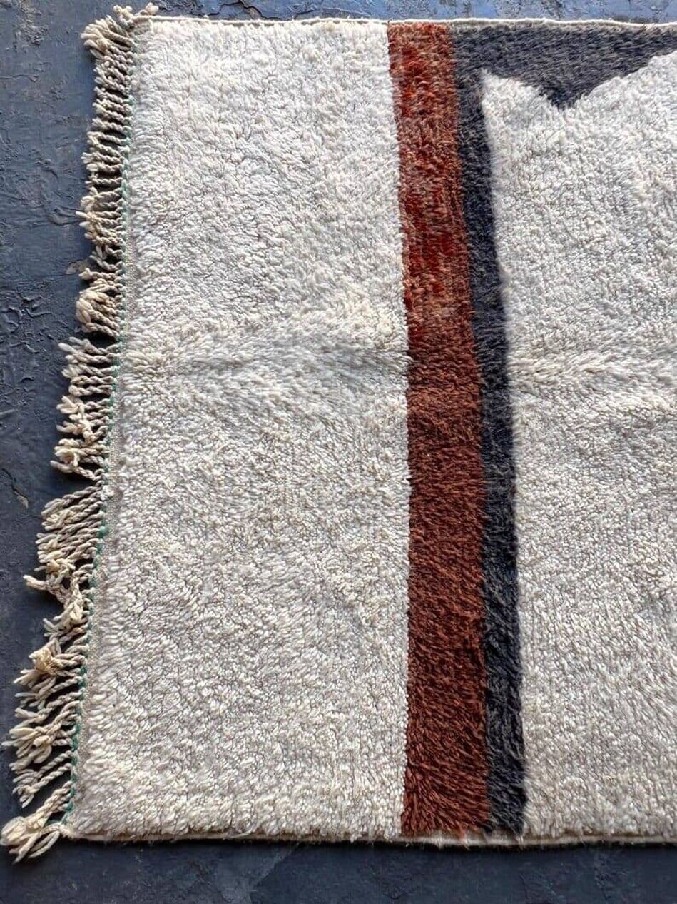 Ręcznie tkany dywan 150x250 cm, wełna, wielokolorowy, Maroko - 204385