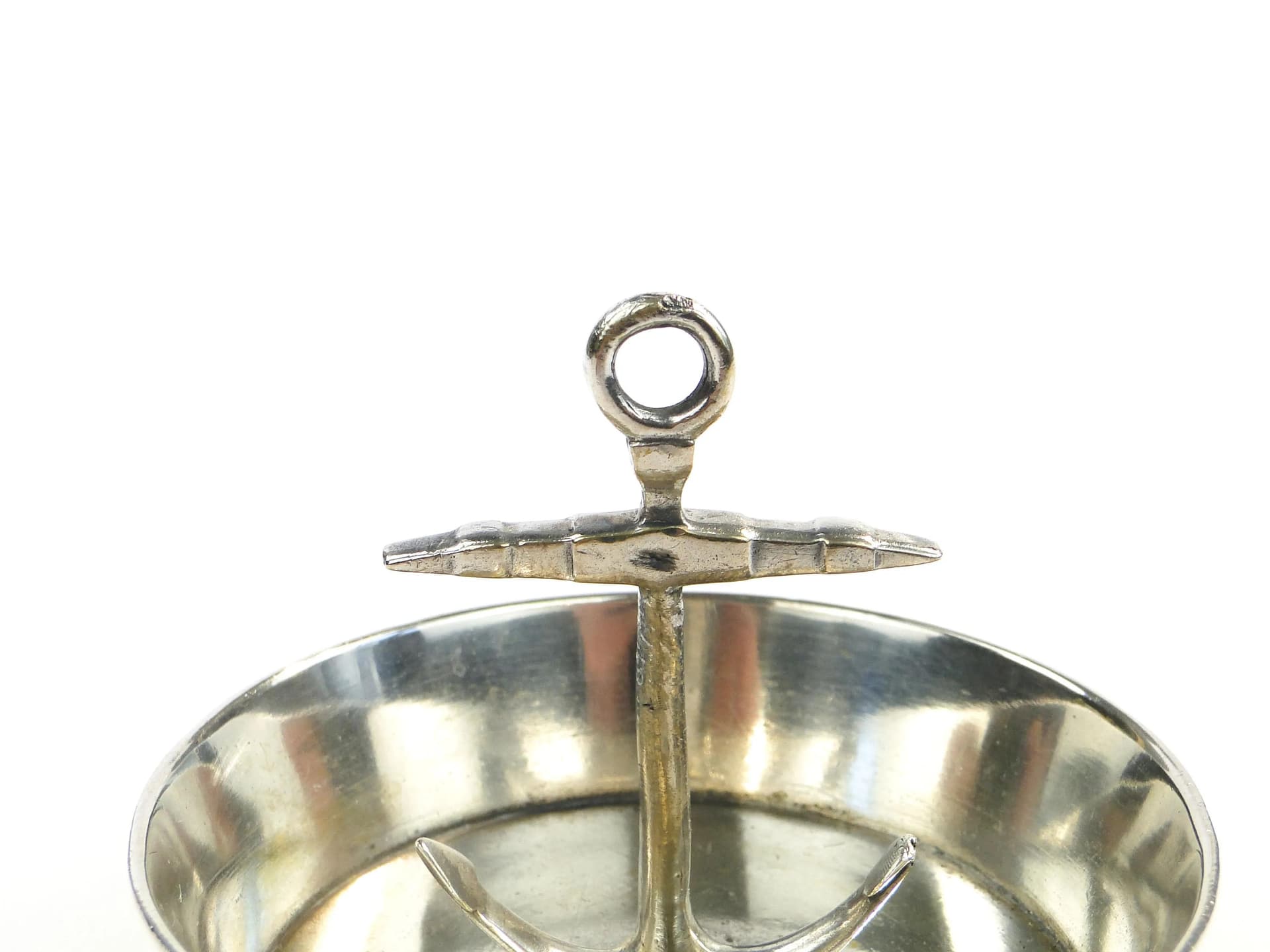 Popielniczka marynistyczna, srebro, Bracia Henneberg, Polska, lata 30. - 14722