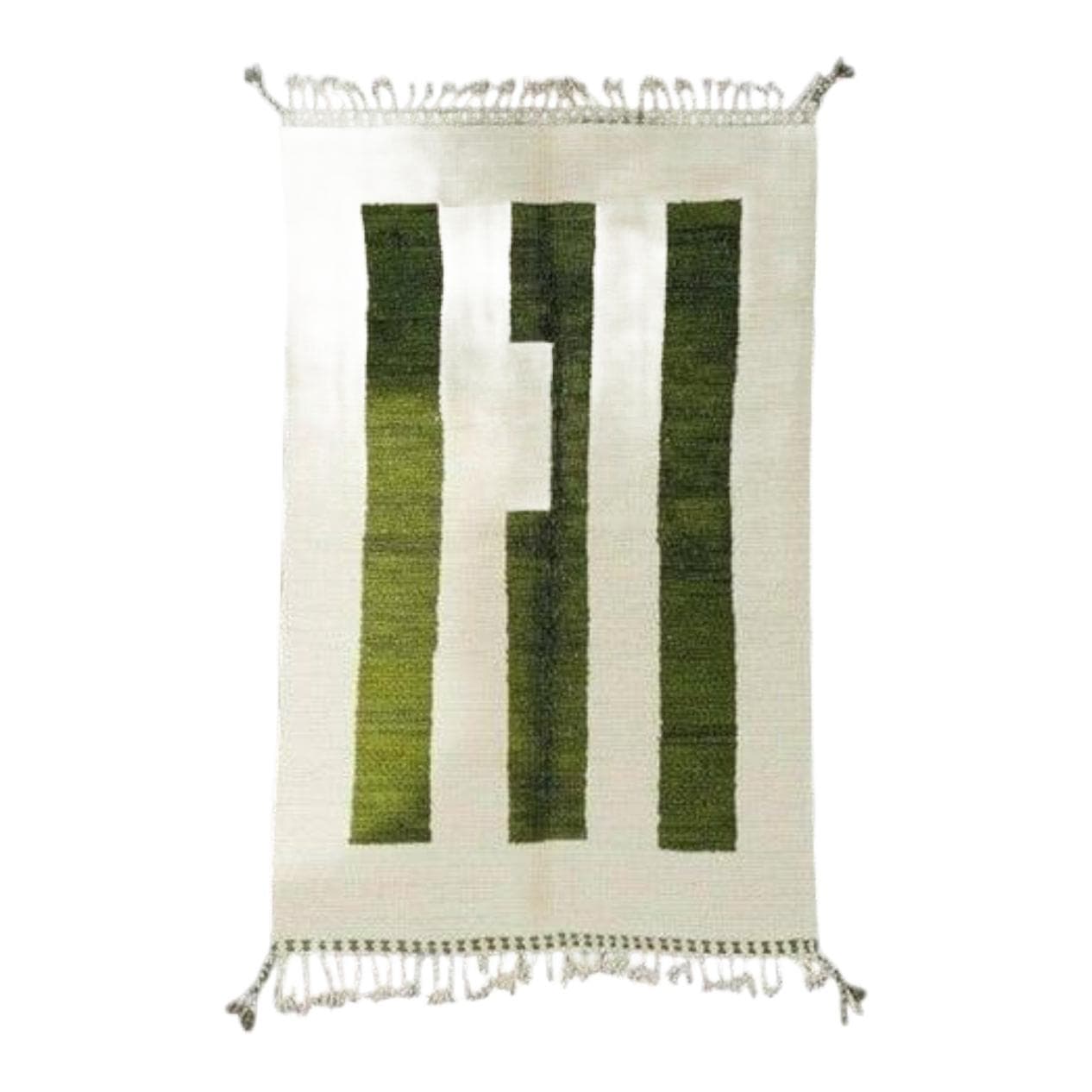 Ręcznie tkany dywan 160x250 cm, wełna, zielony, Maroko