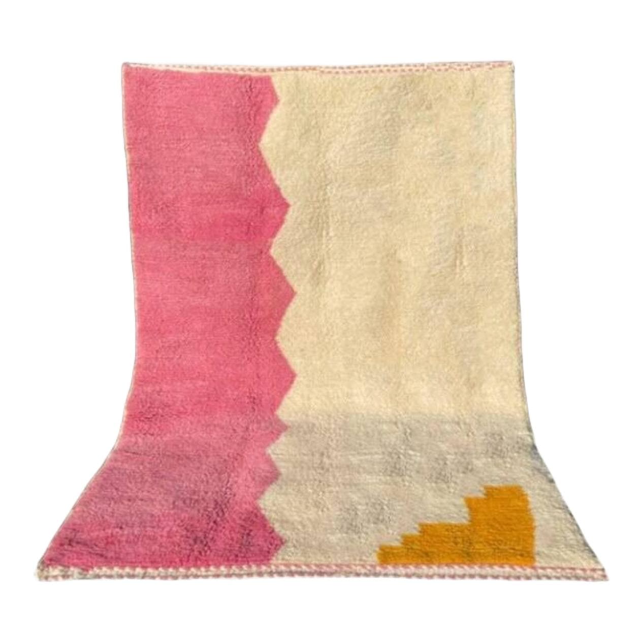 Ręcznie tkany dywan 150x250 cm, wełna, multikolor, Maroko