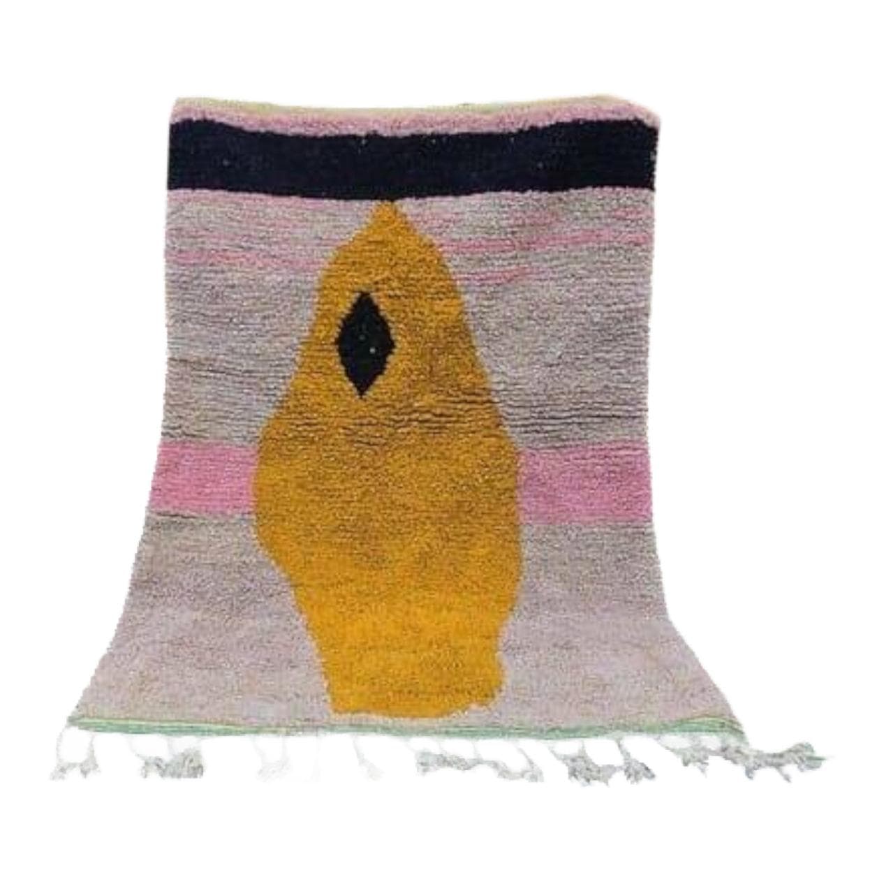 Ręcznie tkany dywan 100x200 cm, wełna, multikolor, Maroko