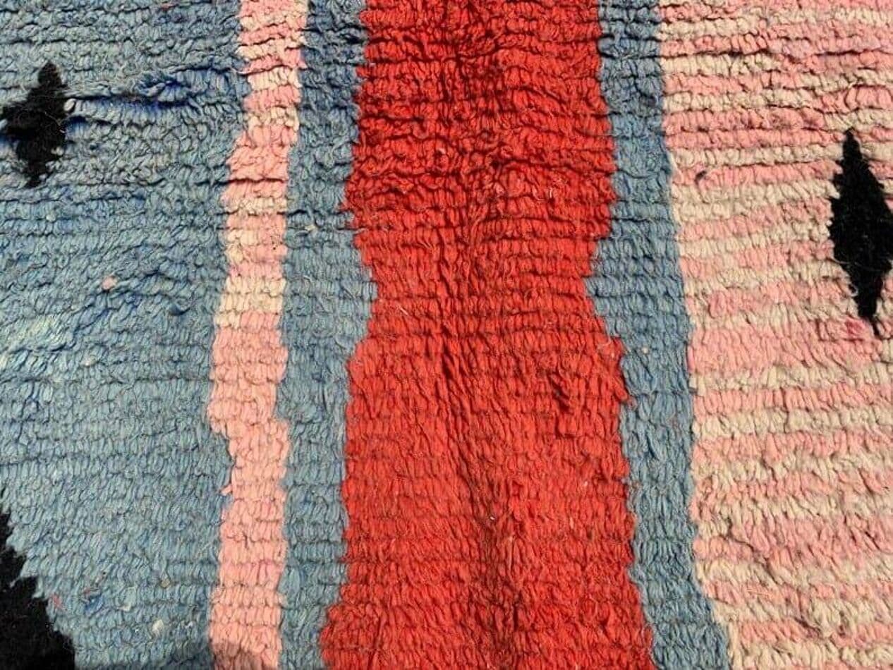 Ręcznie tkany dywan 150x250 cm, wełna, wielokolorowy, Maroko - 204095