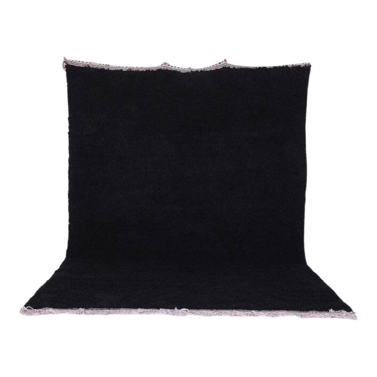 Ręcznie tkany dywan 150x250 cm, wełna, czarny, Maroko