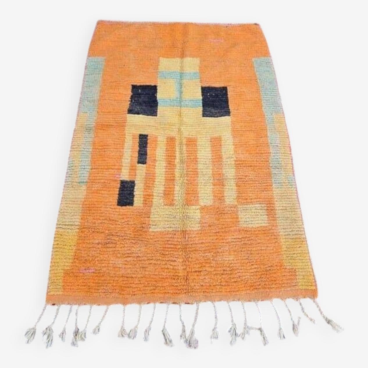 Ręcznie tkany dywan 200x300 cm, wełna, wielokolorowy, Maroko - 203966