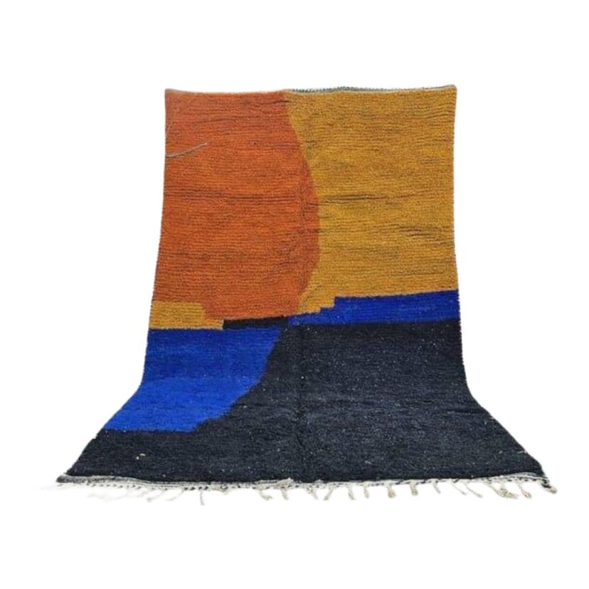 Ręcznie tkany dywan 150x250 cm, wełna, multikolor, Maroko