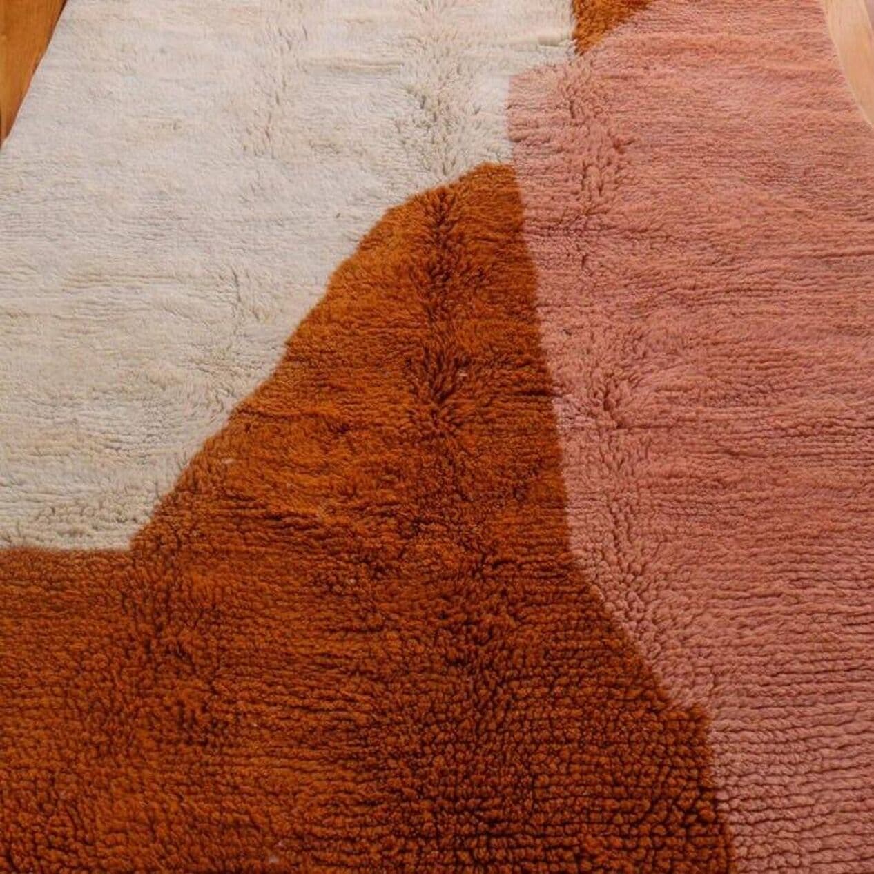 Ręcznie tkany dywan 150x250 cm, wełna, multikolor, Maroko - 203640