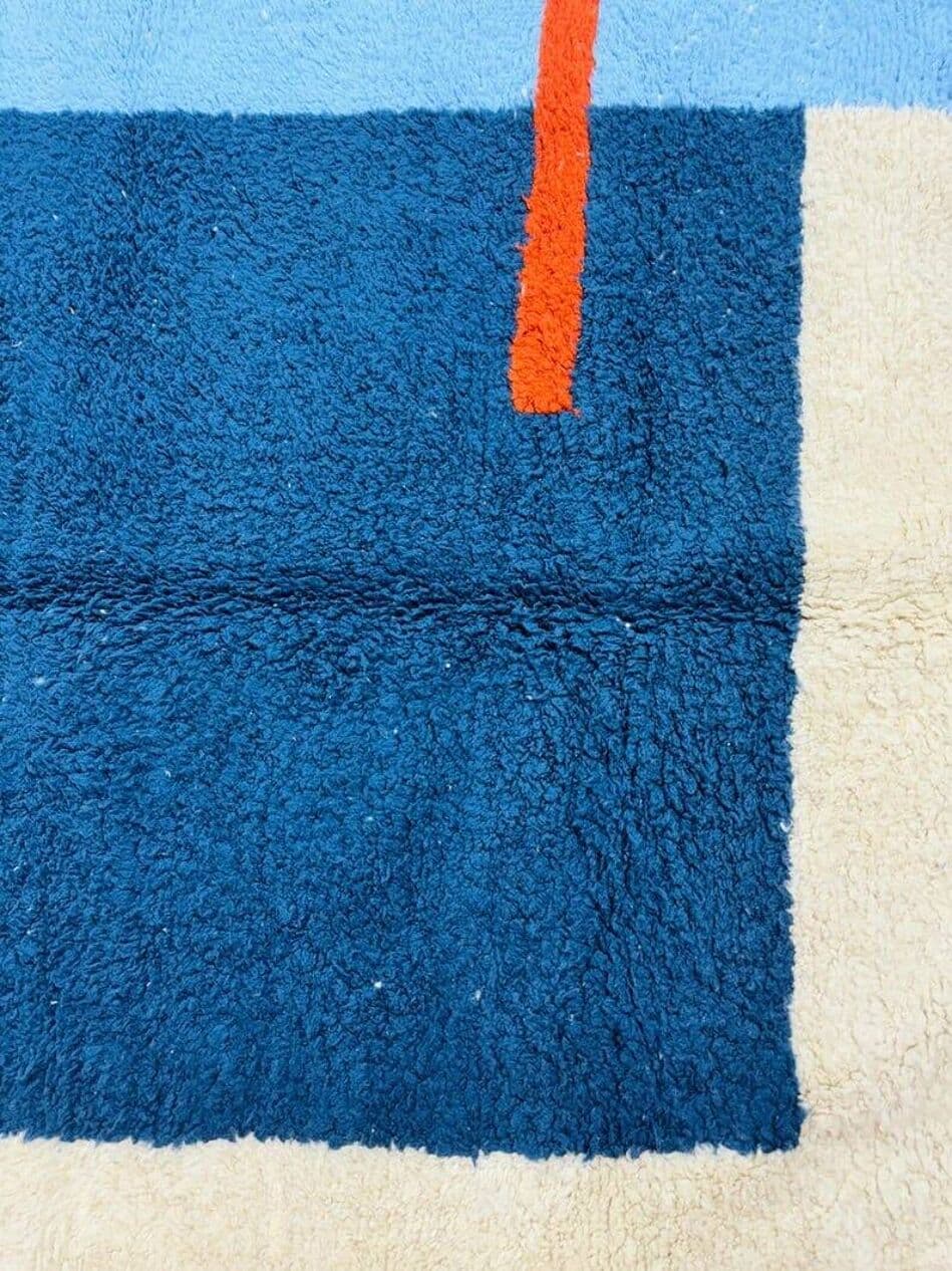 Ręcznie tkany dywan 100x200 cm, wełna, multikolor, Maroko - 205758