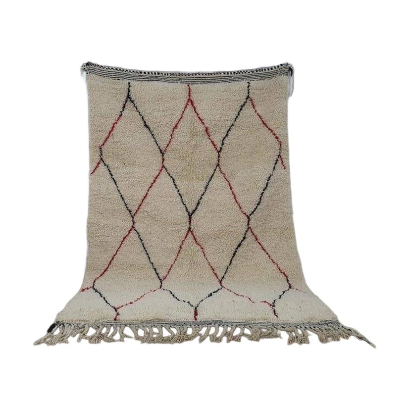 Ręcznie tkany dywan 150x250 cm, wełna, wielokolorowy, Maroko